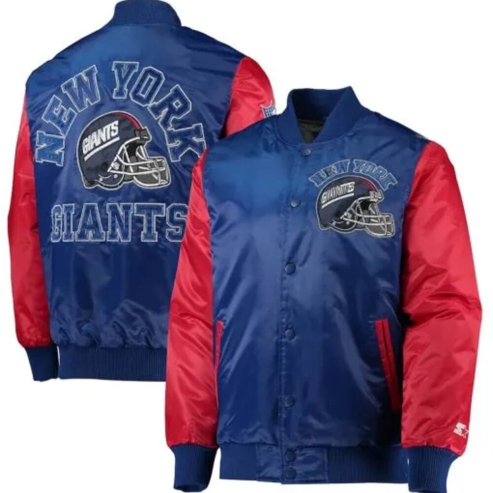 New York Giants Football / Limited Edition /Rare/NFL /Satin Jacket/ Medium